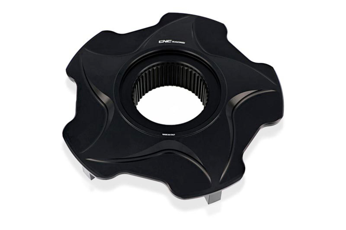 FLANGIA PORTACORONA NERO CNC RACING MV AGUSTA BRUTALE 1090 R 2012-15