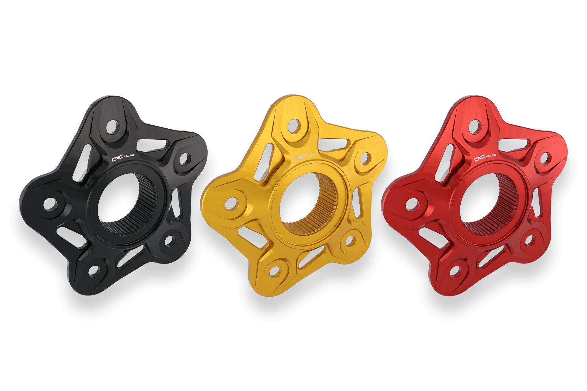 FLANGIA PORTACORONA NERO CNC RACING MV AGUSTA BRUTALE 1000 SERIE ORO