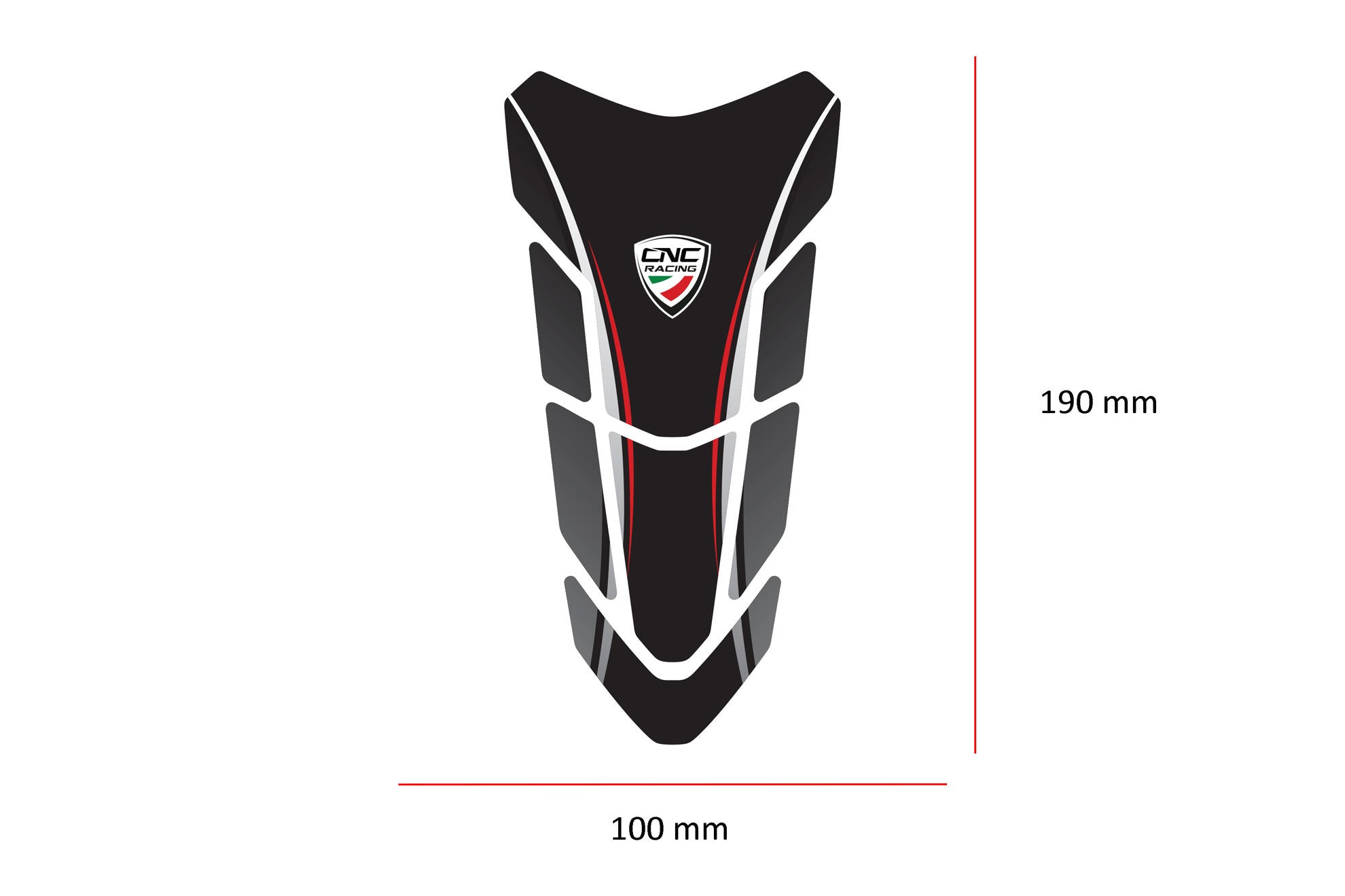 ADESIVO PROTEZIONE SERBATOIO CARBURANTE CNC RACING DUCATI PANIGALE V4 R 2019-24