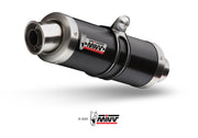 SCARICO COMPLETO ALTO IN ACCIAIO INOX NERO MIVV GP ZONTES ZT 125 GK 2021 - 2024