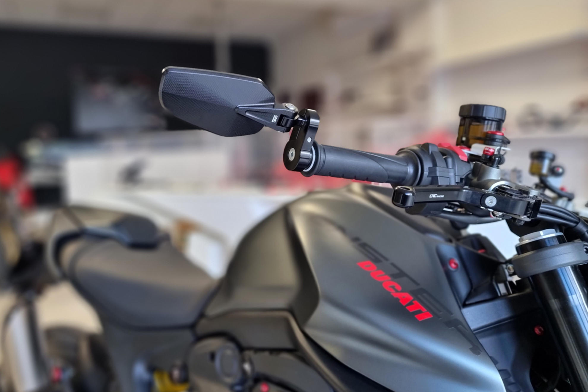 SPECCHIO BAR-END EVO DESTRO CNC RACING YAMAHA FZ1 2006-14