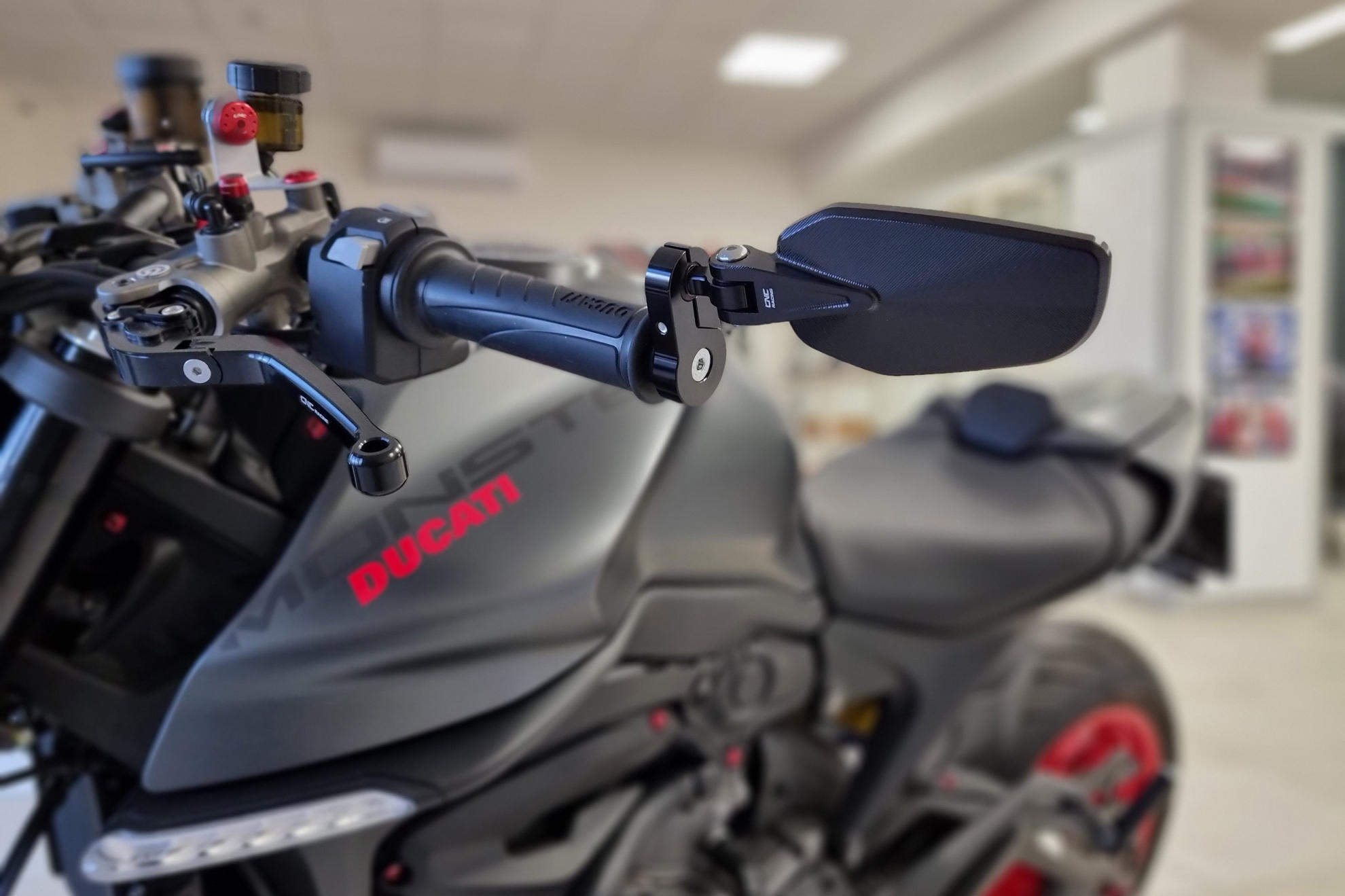 SPECCHIO BAR-END EVO SINSITRO CNC RACING YAMAHA YZF R6 2006-18