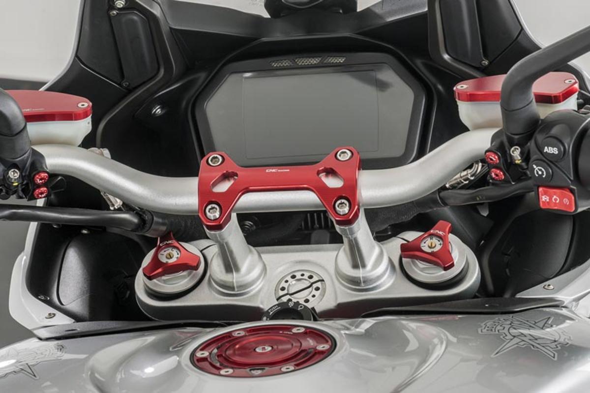 RISER SUPERIORE CNC RACING MV AGUSTA TURISMO VELOCE 800 ROSSO 2020-23