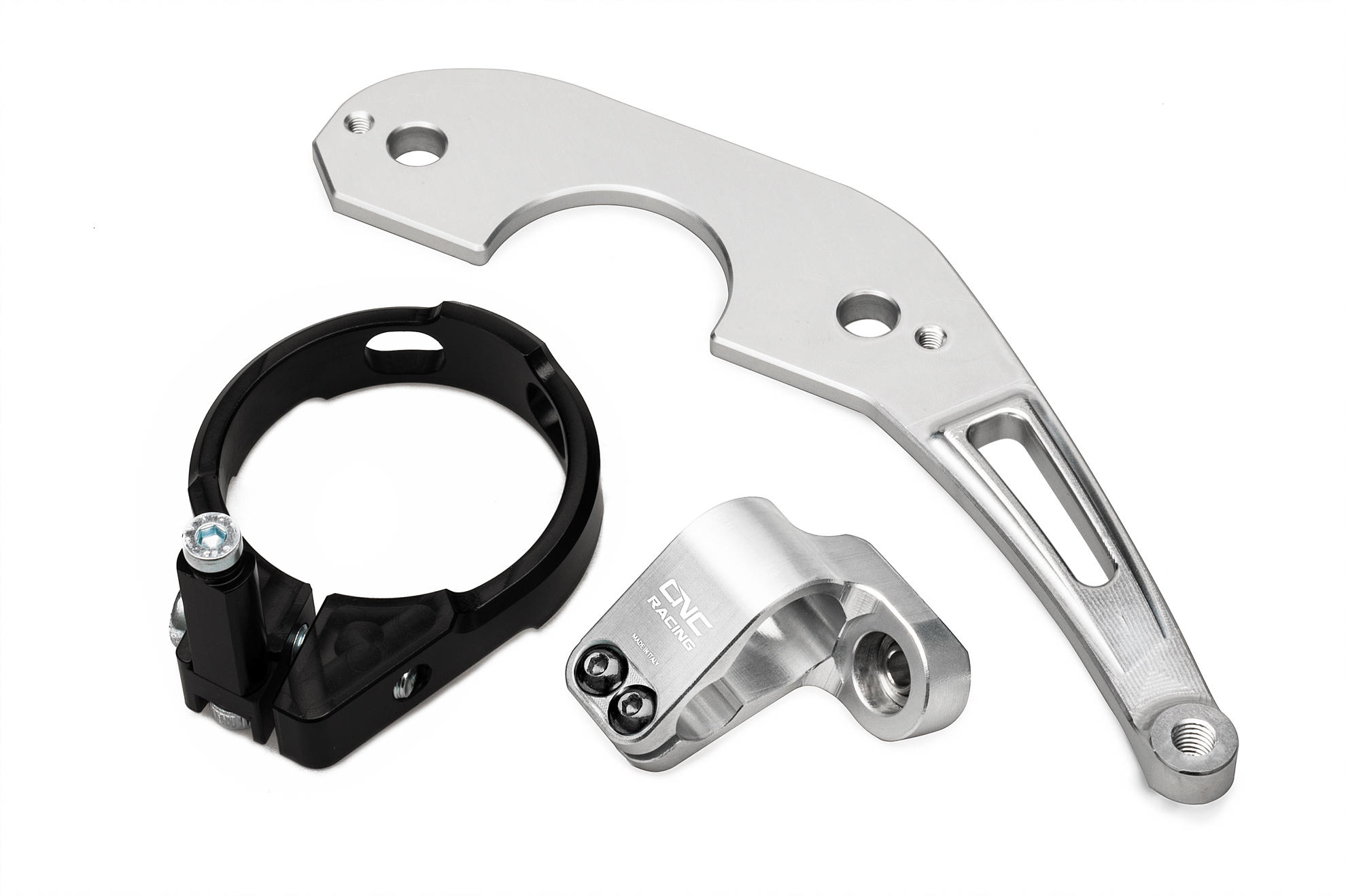 SUPPORTO AMMORTIZZATORE STERZO NERO CNC RACING DUCATI SCRAMBLER URBAN ENDURO