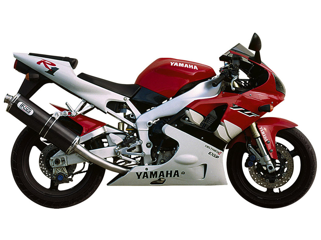 TERMINALE DI SCARICO IN CARBONIO MIVV OVAL YAMAHA YZF 1000 R1 1998 - 2001