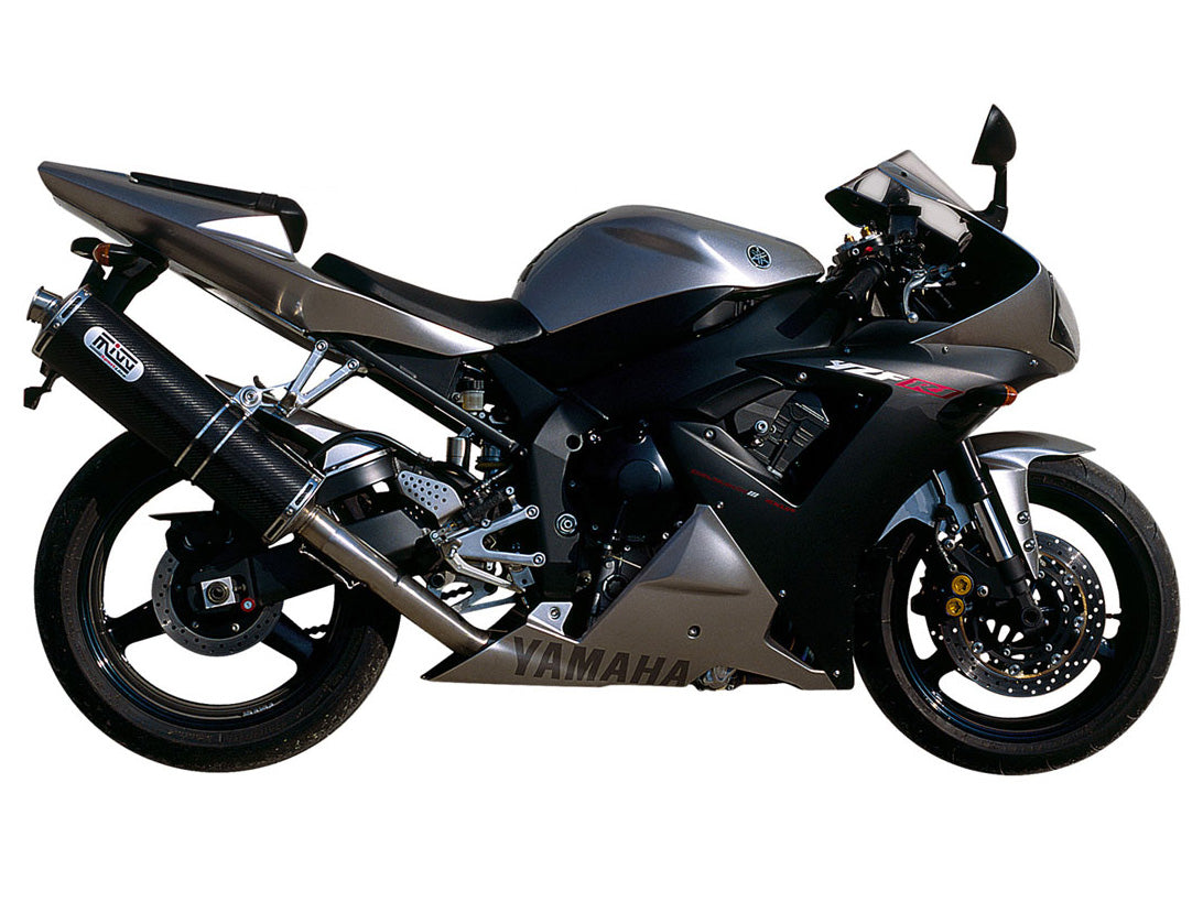 TERMINALE DI SCARICO IN CARBONIO MIVV OVAL YAMAHA YZF 1000 R1 2002 - 2003