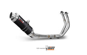 SCARICO COMPLETO ALTO IN CARBONIO MIVV GP YAMAHA MT-07 / FZ-07 2014 - 2024