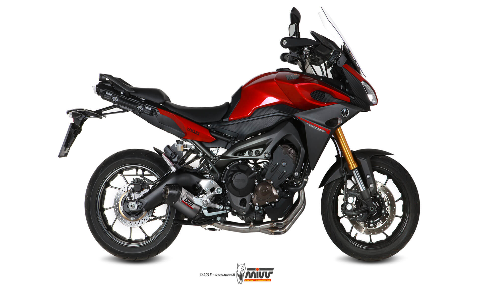 SCARICO COMPLETO IN TITANIO MIVV OVAL YAMAHA TRACER 900 / GT / FJ-09 2013 - 2020