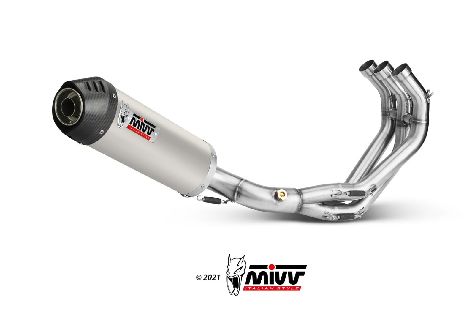 SCARICO COMPLETO IN TITANIO MIVV OVAL YAMAHA TRACER 900 / GT / FJ-09 2013 - 2020