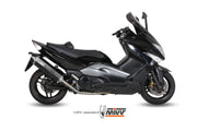SCARICO COMPLETO INOX NERO RACING MIVV SPEED EDGE YAMAHA T-MAX 500 2008-2011