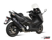 SCARICO COMPLETO INOX NERO RACING MIVV SPEED EDGE YAMAHA T-MAX 530 2012 - 2016