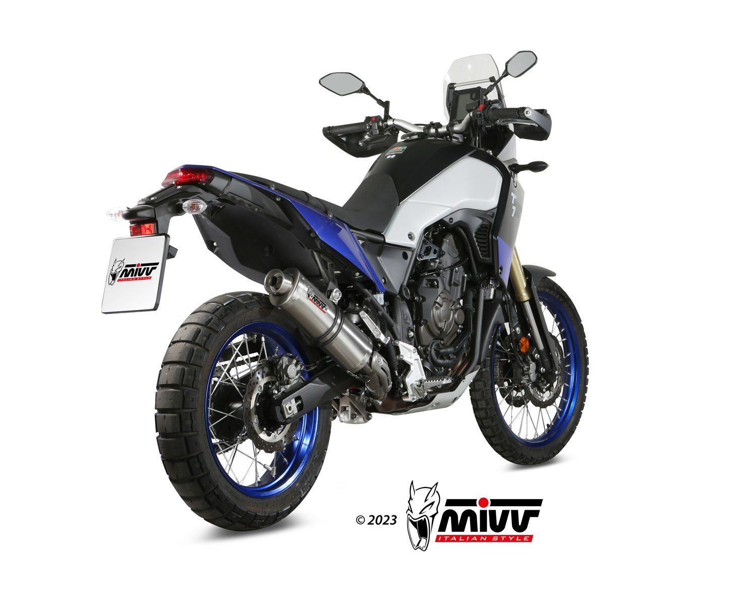 TERMINALE DI SCARICO IN ACCIAIO INOX MIVV OVAL YAMAHA TÉNÉRÉ 700 2019 - 2024