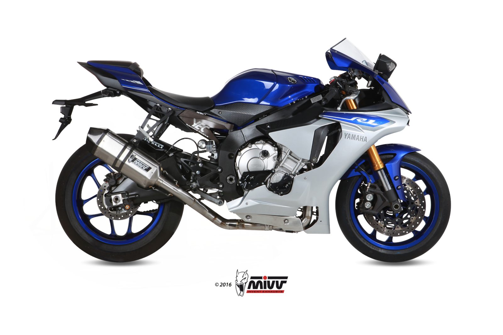 SCARICO COMPLETO ACCIAIO INOX RACING MIVV SPEED EDGE YAMAHA YZF 1000 R1 2015-22