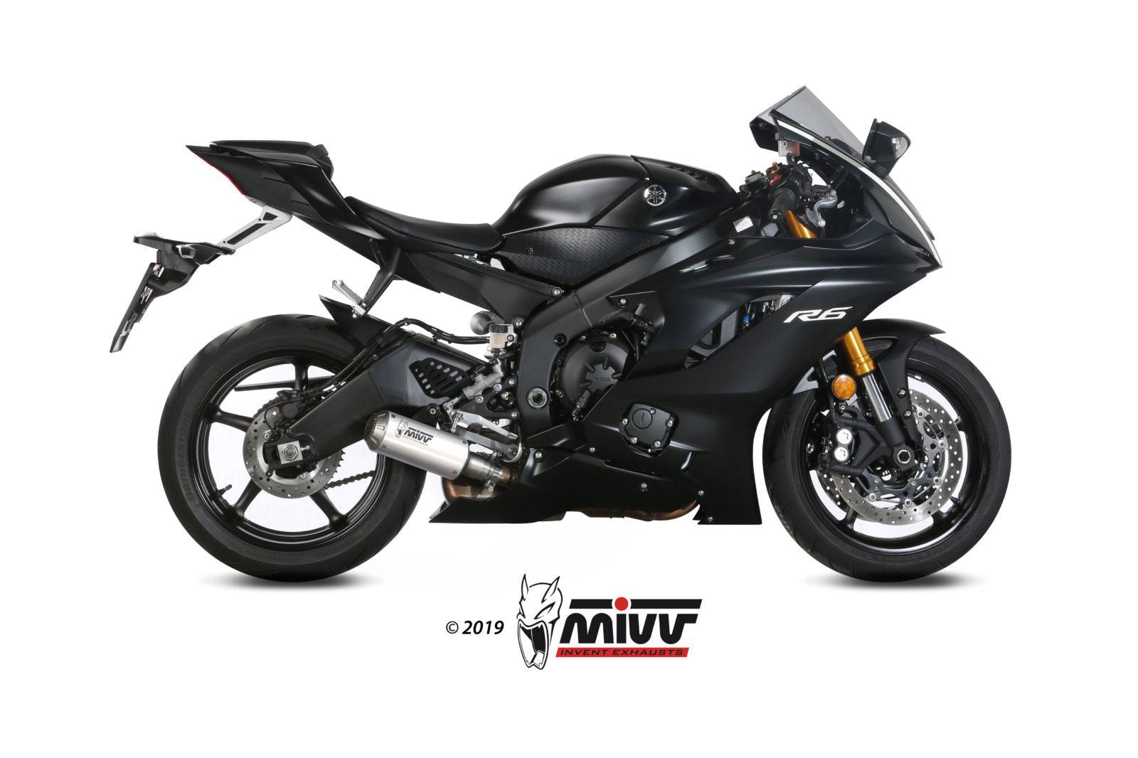TERMINALE DI SCARICO IN ACCIAIO INOX MIVV MK3 YAMAHA YZF 600 R6 2017 - 2021