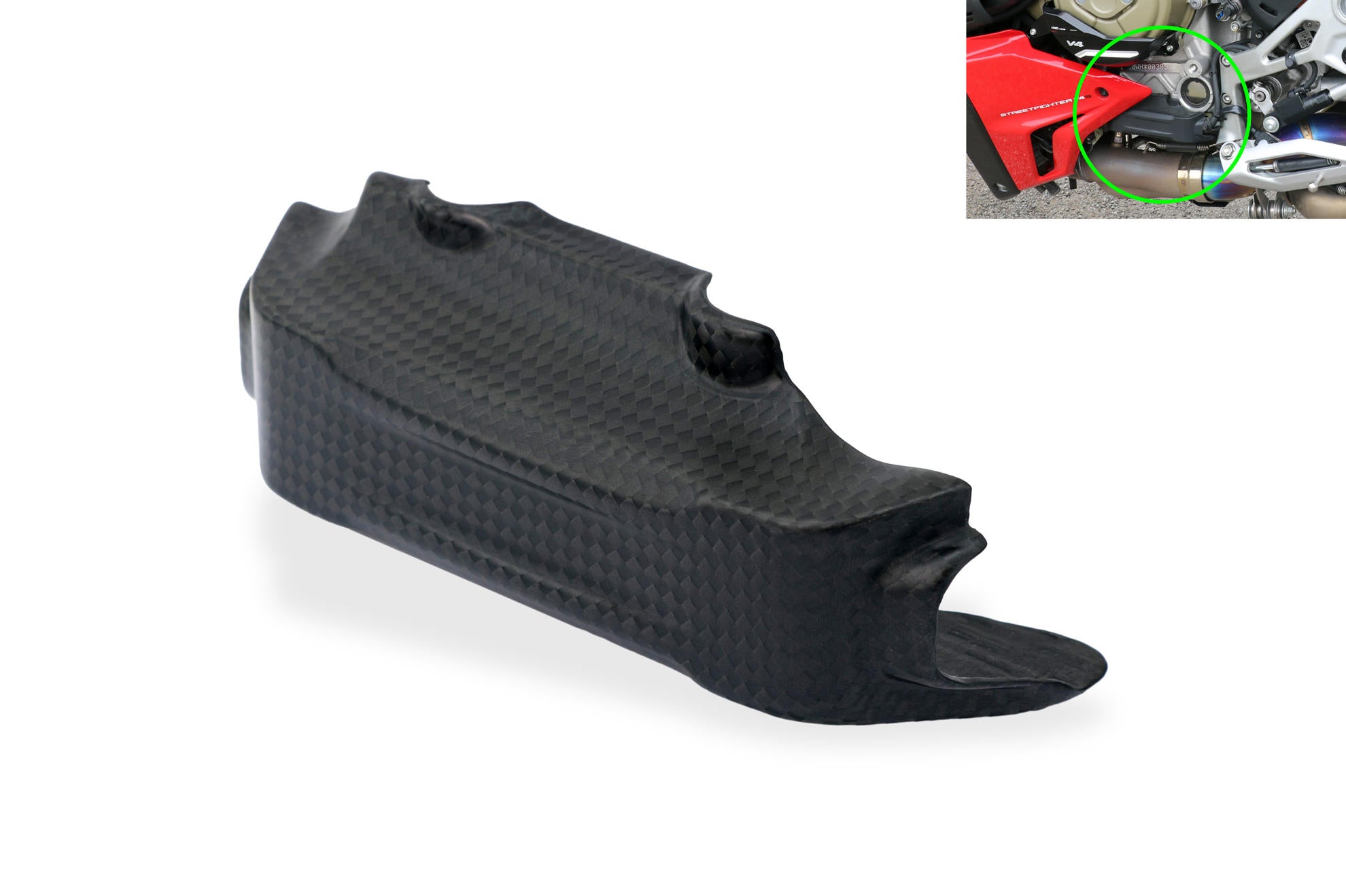 COVER CABLAGGIO QS CARBONIO CNC RACING DUCATI STREETFIGHTER V4 SP2 2022-24