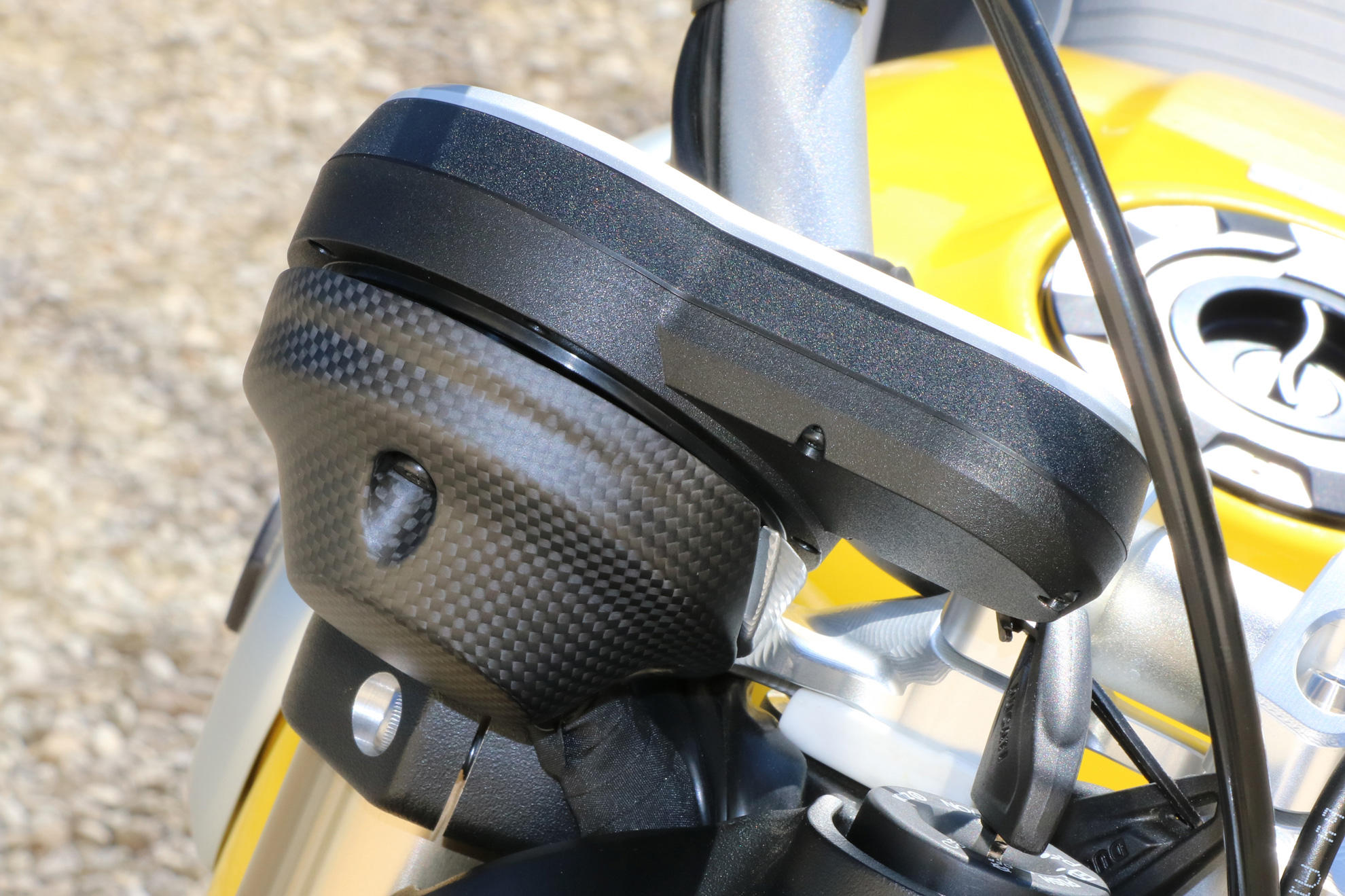 COVER STRUMENTAZIONE CARBONIO CNC RACING DUCATI SCRAMBLER 400 SIXTY2 2016-20