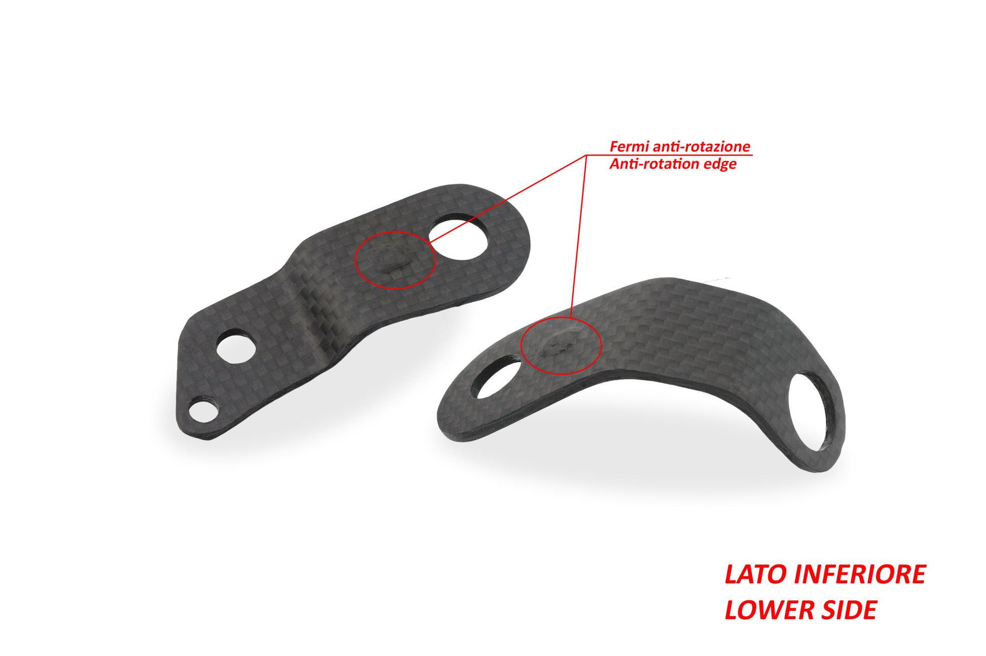 STAFFE SERBATOI FRENO/FRIZIONE CARBONIO CNC RACING DUCATI MULTISTRADA V4 RS 2024