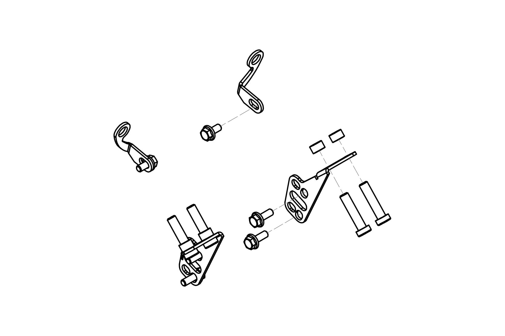 KIT MONTAGGIO GP DUCTS CNC RACING DUCATI SUPERLEGGERA V4