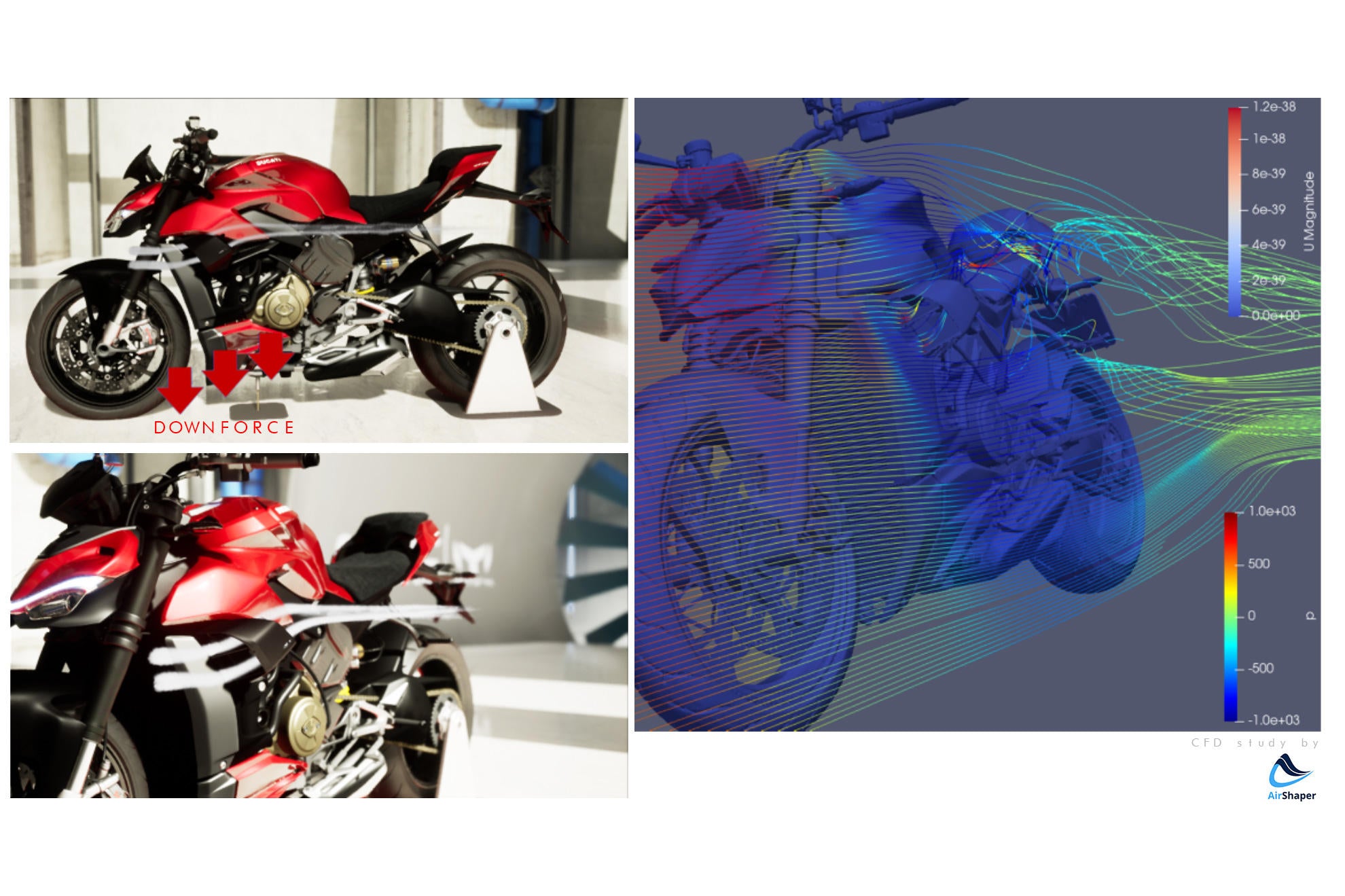 GP WINGLETS ALETTE CARBONIO CNC RACING DUCATI STREETFIGHTER V4 SP2 2022-24