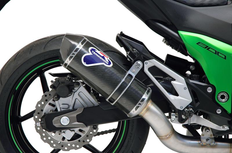 SILENCER EXHAUST TERMIGNONI RACING RELEVANCE CARBON KAWASAKI Z800 2013 - 17