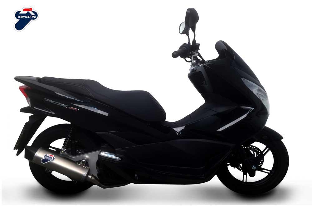 COMPLETE EXHAUST SYSTEM TERMIGNONI RACING STAINLESS STEEL HONDA PCX 150 2014-19