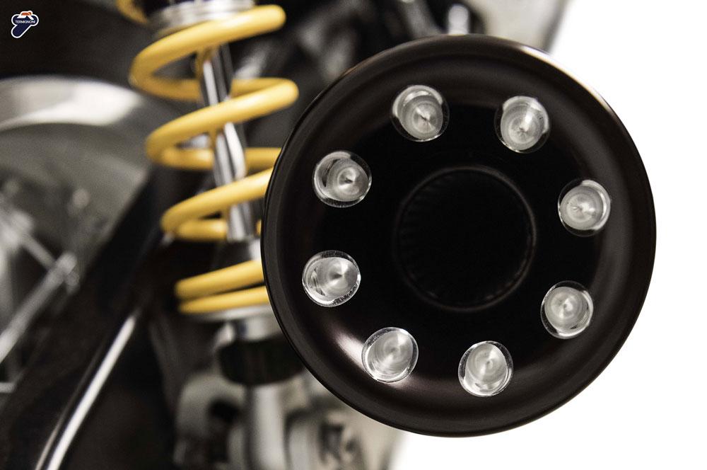 DOUBLE SILENCER EXHAUST TERMIGNONI APPROVED STEEL TRIUMPH TRUXTON 1200 2016 20