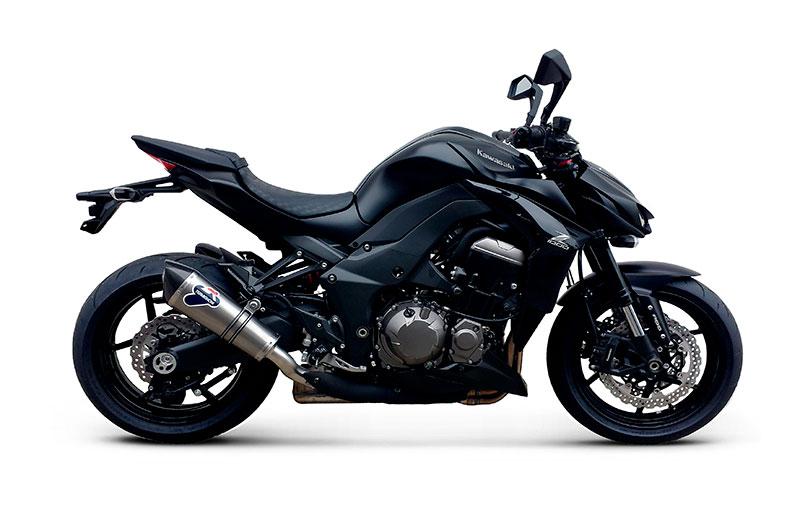 DOUBLE SILENCER EXHAUST TERMIGNONI APPROVED TITANIUM KAWASAKI Z1000 2010 - 14