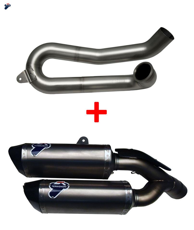 EXHAUST + LINK PIPE DEKAT TERMIGNONI RACING TITANIUM DUCATI PANIGALE 959 2016 19