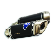 DOPPIO SCARICO TERMIGNONI TITANIO NERO 96481562A DUCATI HYPERMOTARD 950