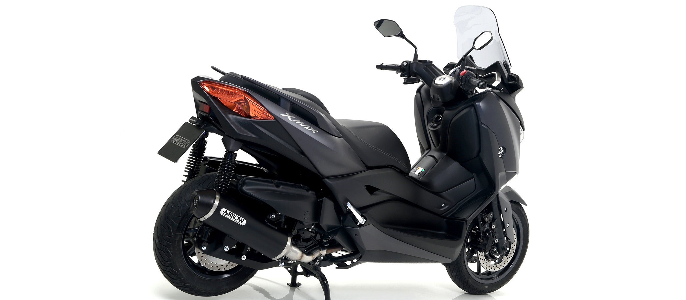 KIT SILENCER APPROVED EC+ECE URBAN BLACK ALU-BLACK ARROW YAMAHA X-MAX 400 17-20