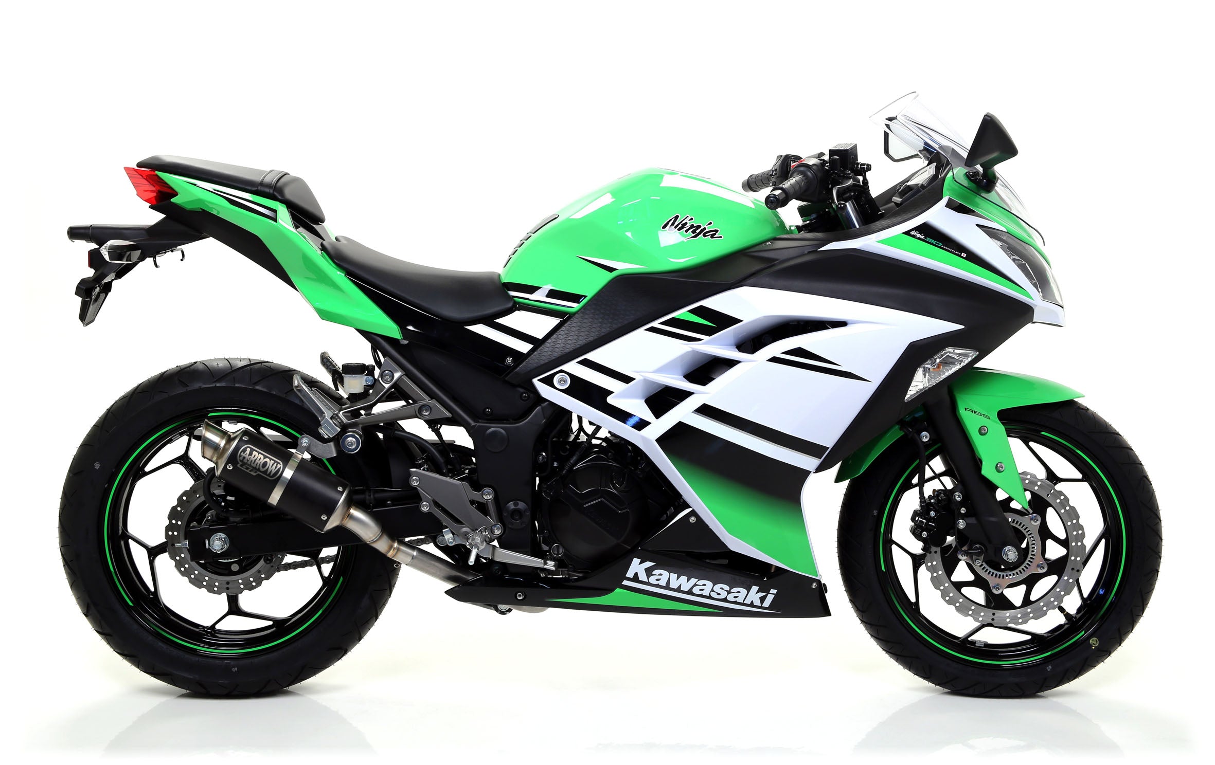 SCARICO MARMITTA GP2 FULL TITANIO ARROW KAWASAKI NINJA 300 2013-16