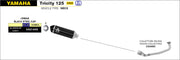 COMPLETE EXHAUST APP URBAN BLACK ALU-BLACK ARROW YAMAHA TRICITY 125 17-20