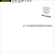 RACCORDO CENTRALE NON CATALITICO ARROW KAWASAKI ZX-10RR 2021>