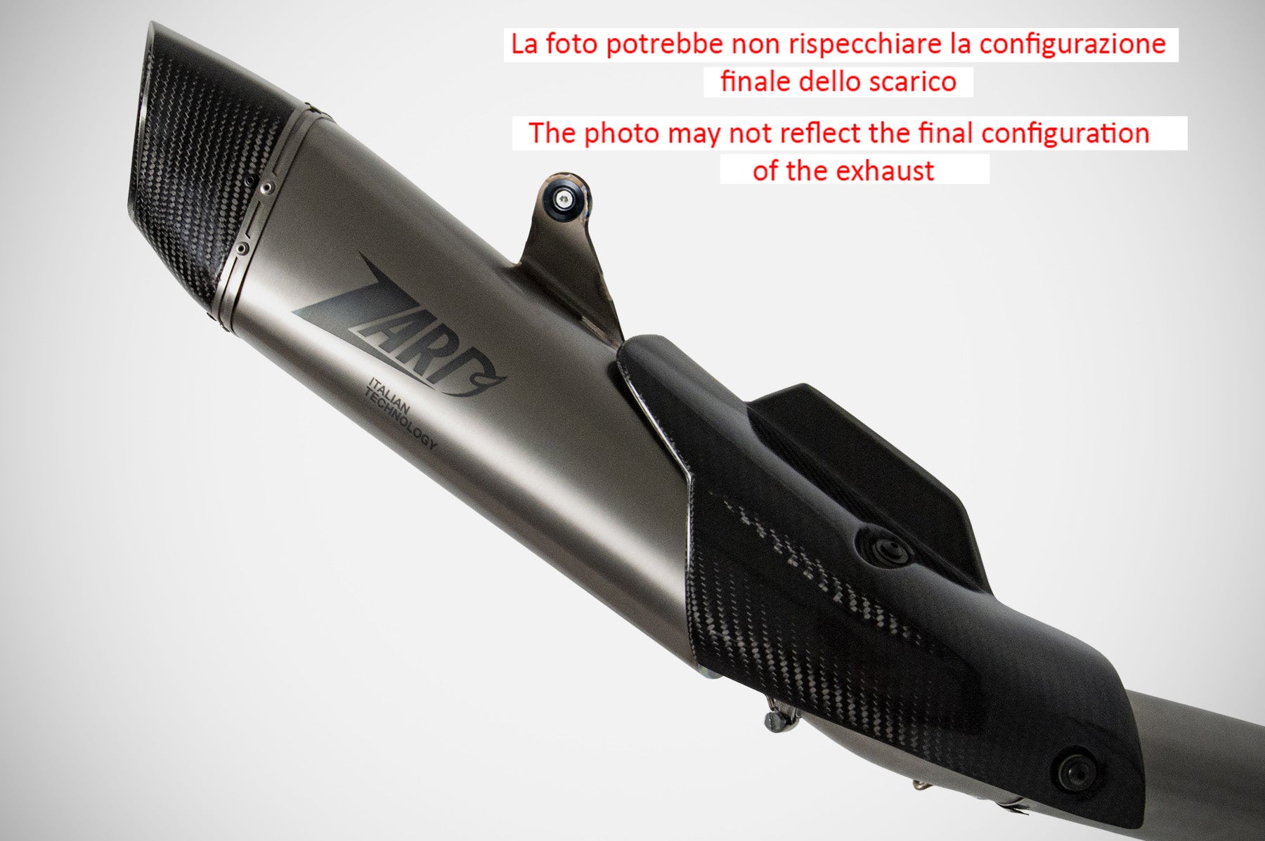 COMPLETE EXHAUST ZARD RACING 2-1 TITANIUM-CARBON APRILIA TUONO 660 2021-23