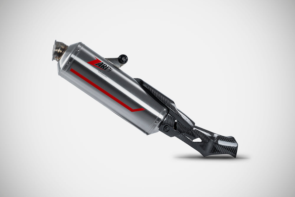 SILENCER EXHAUST SABBIA ZARD STEEL RACING DUCATI DESERT X 2022-23