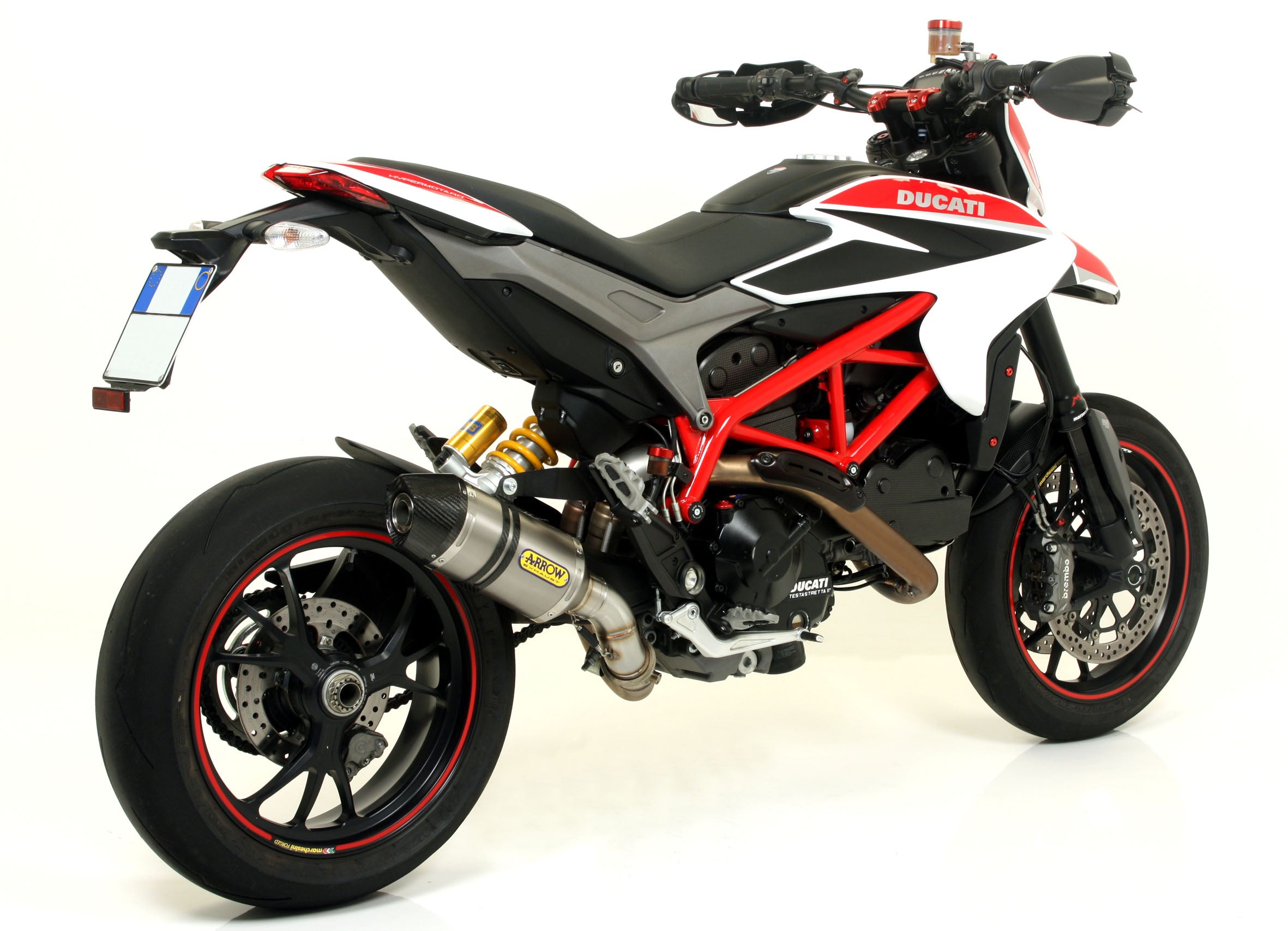 KIT SILENCER RACING  RACE-TECH TITANIUM-CARB ARROW DUCATI HYPERSTRADA 821 13-15