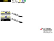 SCARICO MARMITTA PRO-RACE TITANIO ARROW KTM 790 DUKE 2018-20