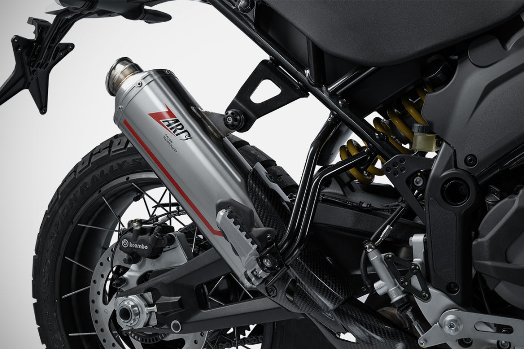 SILENCER EXHAUST SABBIA ZARD STEEL RACING DUCATI DESERT X 2022-23