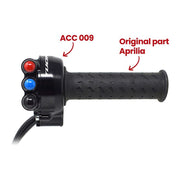 RIGHT SWITCH + GAS INTEGRATED CONTROLS JETPRIME APRILIA TUONO V4/RR/RF 2017 - 20
