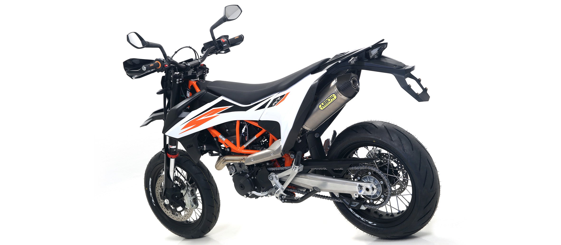 SCARICO MARMITTA RACE-TECH TITANIO-CARBONIO ARROW KTM 690 SMC R 2019-20
