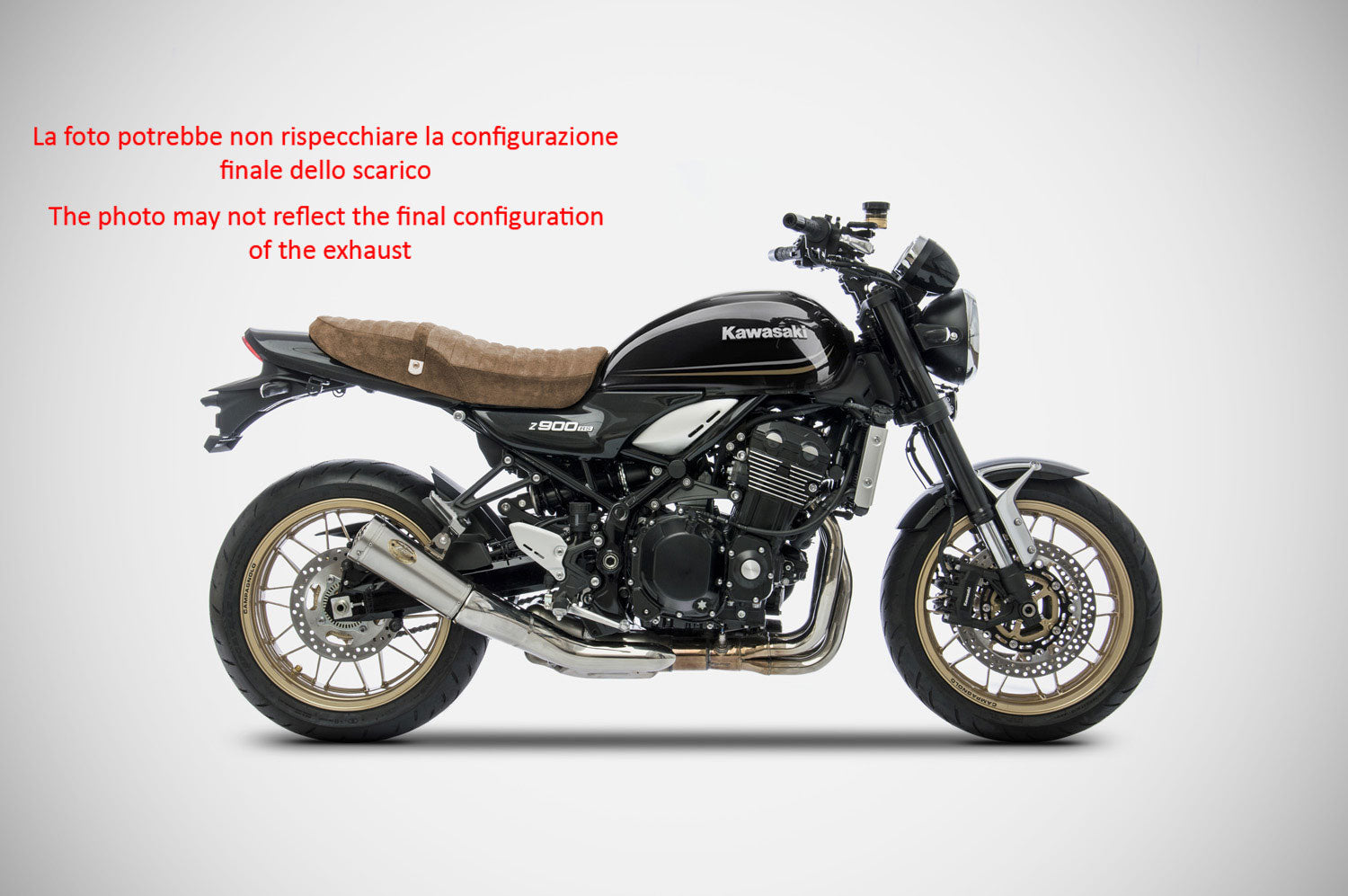 TERMINALE SCARICO ZARD INOX OMOLOGATO EURO4 KAWASAKI Z 900 RS 2018-20