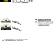 SCARICO MARMITTA PRO-RACE TITANIO ARROW KTM 1290 SUPERDUKE GT 2017-18