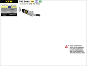 SCARICO MARMITTA RACE-TECH TITANIO-CARBONIO ARROW KTM 890 DUKE 2020>