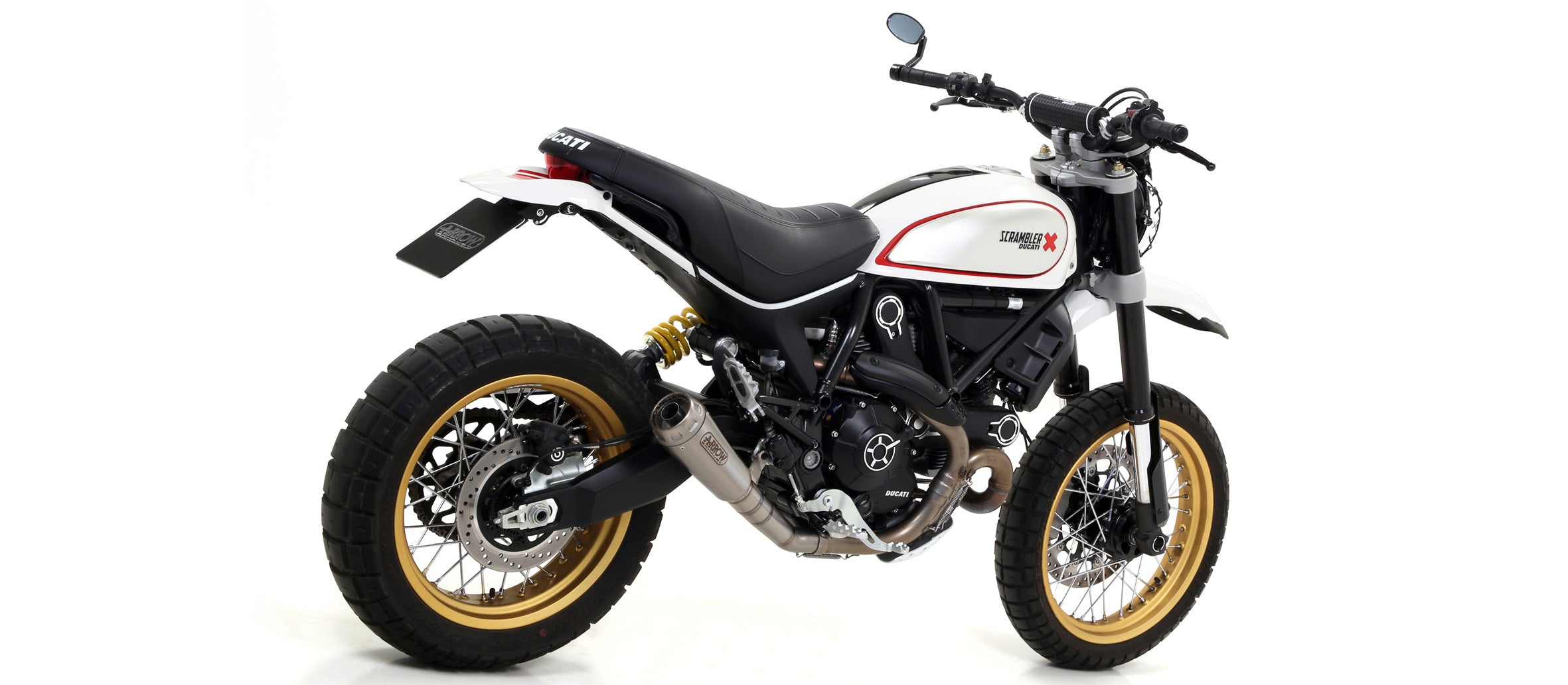 SILENCER PRO-RACE TITANIUM ARROW DUCATI SCRAMBLER 800 DESERT SLED 2017-20