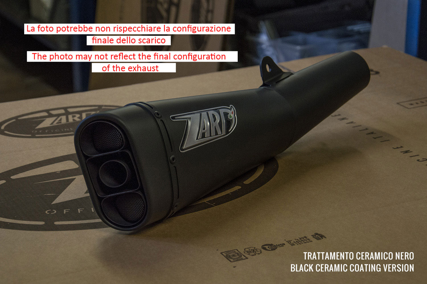 EXHAUST ZARD SHORT RACING STAINLESS STEEL-STEEL YAMAHA XSR 900 2013-16