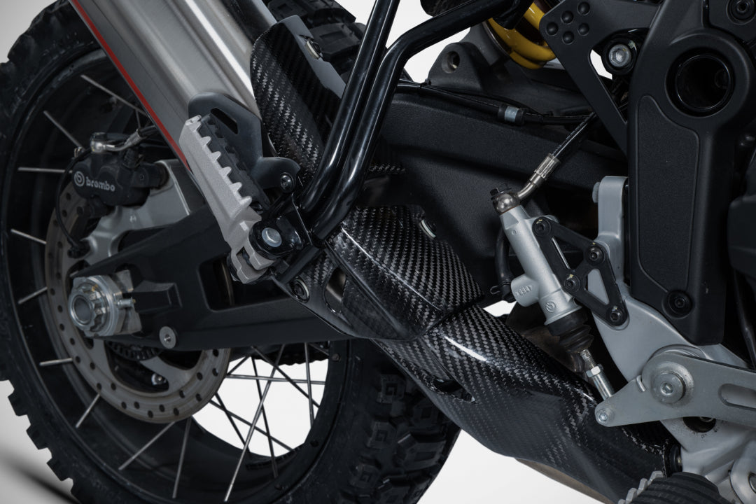 SILENCER EXHAUST SABBIA ZARD STEEL APPROVED E5 DUCATI DESERT X 2022-23