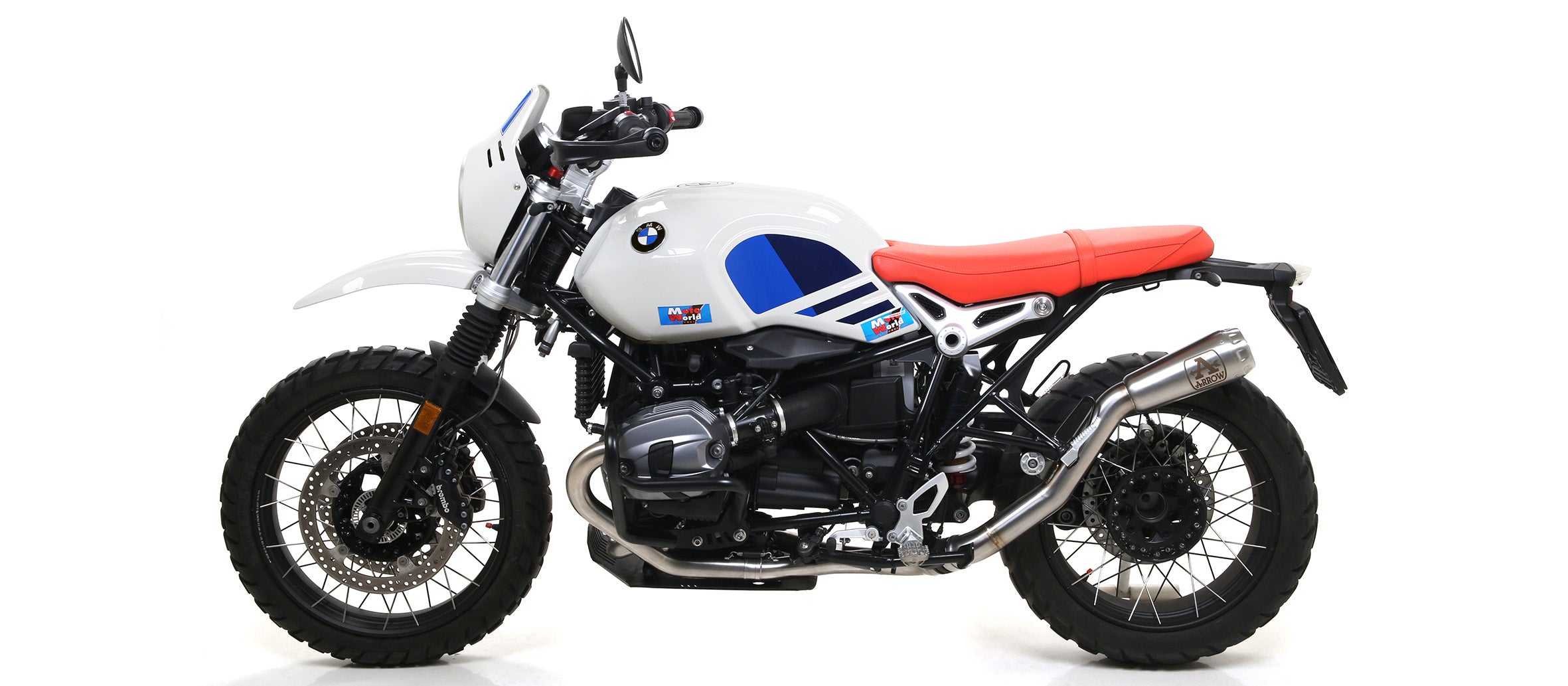 SILENCER PRO-RACE NICHROM ARROW BMW R NINE T URBAN GS 2017-20