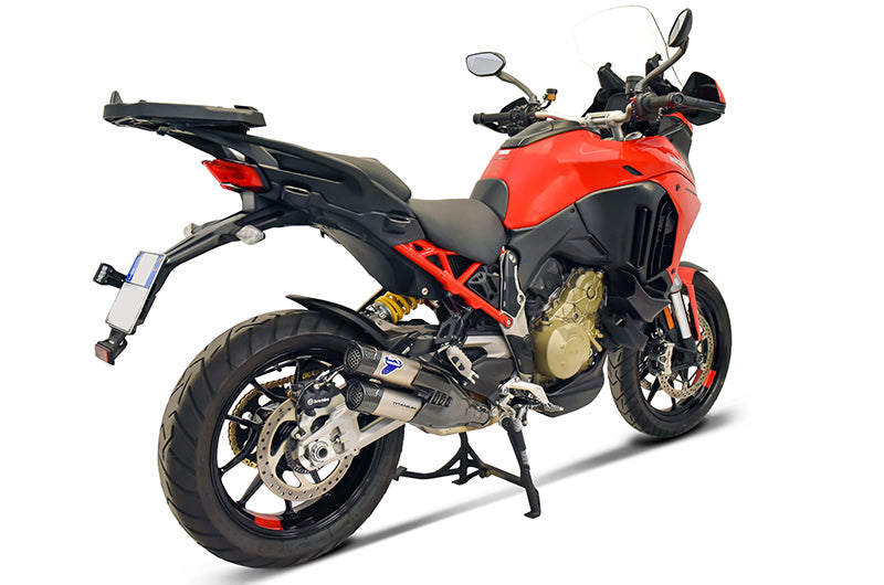 TERMINALE SCARICO OMOLGATO  TITANIO TERMIGNONI DUCATI MULTISTRADA V4 2021 - 22 EURO5
