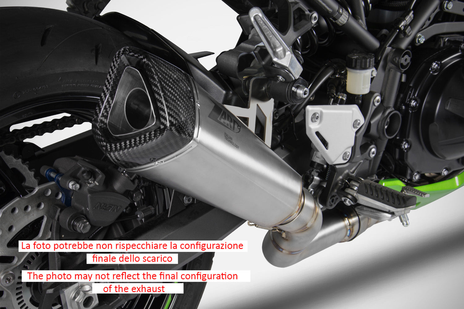 SCARICO COMPLETO ZARD INOX - TITANIO OMOLOGATO EURO5 KAWASAKI Z900 A2 2020-23