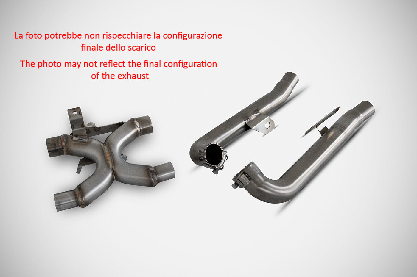 KIT LINK-PIPE DECATALYZER ZARD STEEL RACING TRIUMPH SPEED TWIN 1200 2021-23